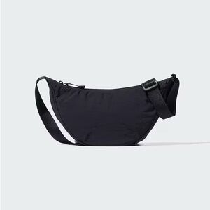 Uniqlo Round Black Shoulder Bag, Unisex